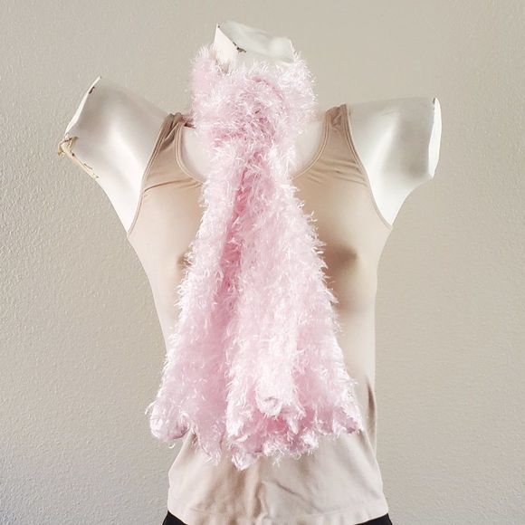 None Accessories - 3/$10 soft light pink scarf